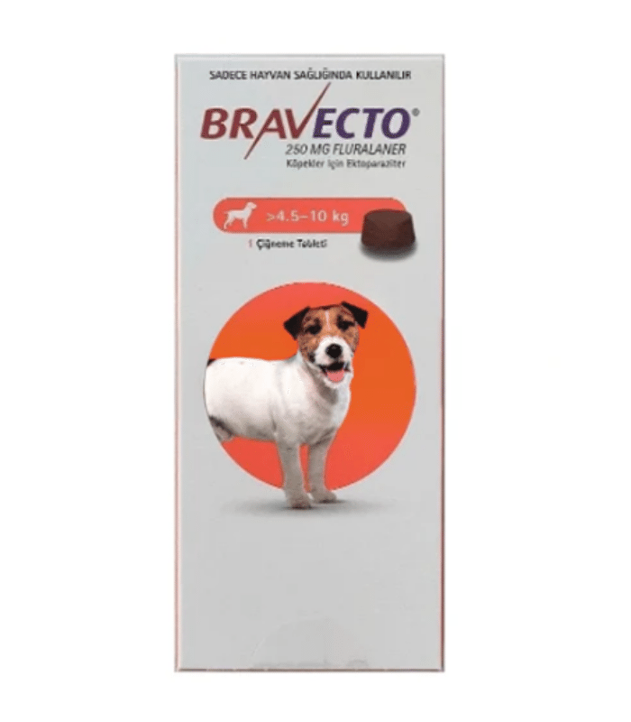 Bravecto Köpek Çiğneme Tableti 1 Adet (4,5–10 kg)