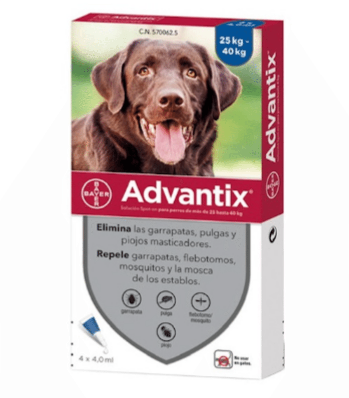 Elanco Advantix Köpek Dış Parazit Damlası 4 Pipet, 4 ml (25–40 kg)