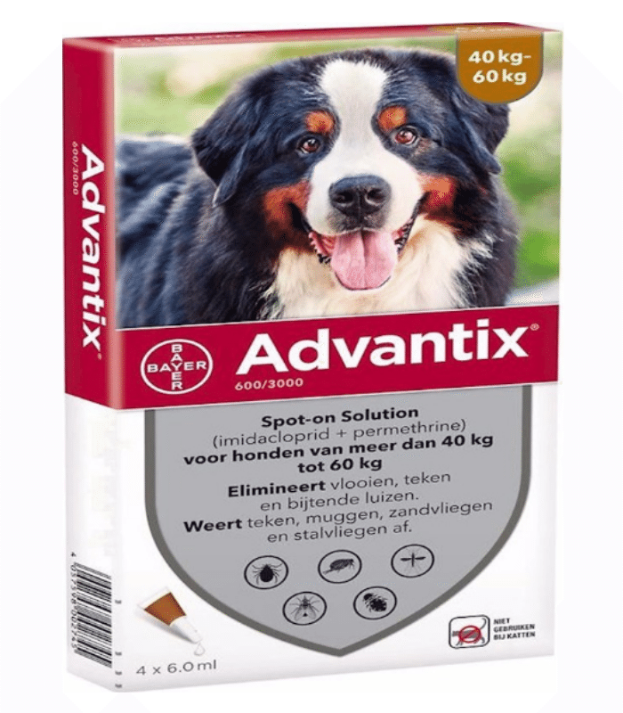 Elanco Advantix Köpek Dış Parazit Damlası 4 Pipet, 6 ml (40–60 kg)