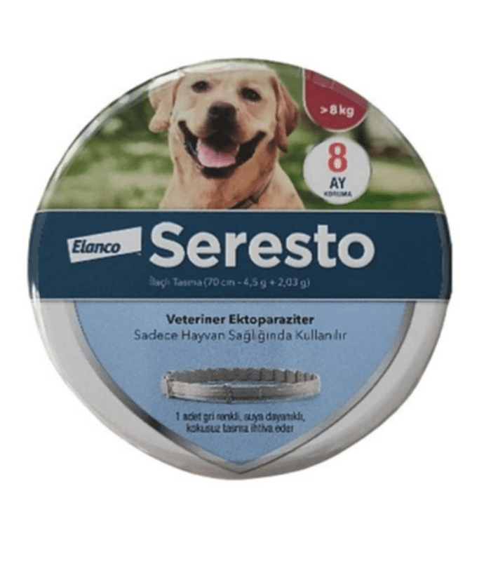 Elanco Seresto Köpek Pire ve Kene Tasması 70 cm (8 kg Üzeri)