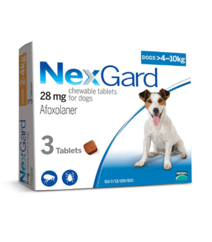 NexGard Köpek Çiğneme Tableti 3 Adet (4–10 kg)
