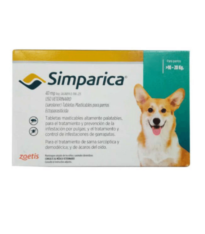Simparica Köpek Çiğneme Tableti 3 Adet (10–20 kg)